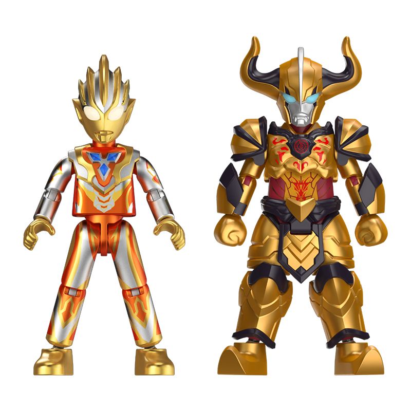 BLOKS 71225 non  HV-01 ETERNAL SHINING TRIGA VS DIABLO-GOLDEN CRISIS PHIÊN BẢN ĐẶC BIỆT SÁCH CỰC KỲ NỔI TIẾNG VINH QUANG bộ đồ chơi xếp lắp ráp ghép mô hình Ultraman Vệ Binh Vũ Trụ Siêu Nhân Điện Quang