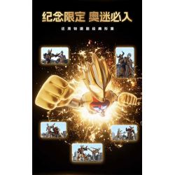 BLOKS 71225 non  HV-01 ETERNAL SHINING TRIGA VS DIABLO-GOLDEN CRISIS PHIÊN BẢN ĐẶC BIỆT SÁCH CỰC KỲ NỔI TIẾNG VINH QUANG bộ đồ chơi xếp lắp ráp ghép mô hình Ultraman Vệ Binh Vũ Trụ Siêu Nhân Điện Quang