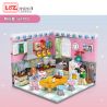 LOZ 1903 non  CẢNH NHÀ BẾP bộ đồ chơi xếp lắp ráp ghép mô hình Creator Sáng Tạo 561 khối