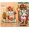 LOZ 1751 non  HỔ VÀ LÀ QIAN DUODUO MẠNH MẼ bộ đồ chơi xếp lắp ráp ghép mô hình Chinese Traditional Festivals Lễ Hội Cổ Truyền 605 khối