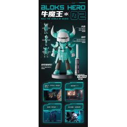 BLOKS 85002 non  CHIẾN PHỤC CV-02 NGƯU MA VƯƠNG ĐA bộ đồ chơi xếp lắp ráp ghép mô hình