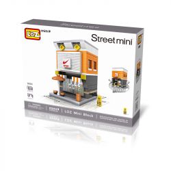 LOZ 1604 non  CỬA HÀNG QUẦN ÁO THỂ THAO MINI STREET VIEW bộ đồ chơi xếp lắp ráp ghép mô hình Mini Modular Đường Phố Thu Nhỏ 316 khối