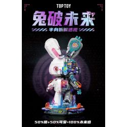 TOP TOY TC1801 1801 non  THỎ PHÁ CÁCH PHỐI CẢNH THÁO DỠ NỬA NGƯỜI TRONG TƯƠNG LAI bộ đồ chơi xếp lắp ráp ghép mô hình Creator Sáng Tạo 1000 khối