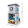 LOZ 1603 non  CỬA HÀNG ĐIỆN THOẠI DI ĐỘNG MINI STREET VIEW bộ đồ chơi xếp lắp ráp ghép mô hình Mini Modular Đường Phố Thu Nhỏ 301 khối