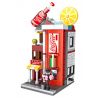 LOZ 1622 non  CỬA HÀNG COCA COLA MINI STREET VIEW bộ đồ chơi xếp lắp ráp ghép mô hình Mini Modular Đường Phố Thu Nhỏ 396 khối