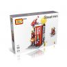 LOZ 1622 non  CỬA HÀNG COCA COLA MINI STREET VIEW bộ đồ chơi xếp lắp ráp ghép mô hình Mini Modular Đường Phố Thu Nhỏ 396 khối