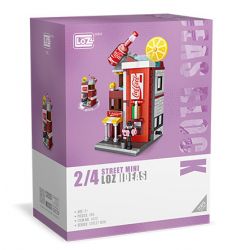 LOZ 1622 non  CỬA HÀNG COCA COLA MINI STREET VIEW bộ đồ chơi xếp lắp ráp ghép mô hình Mini Modular Đường Phố Thu Nhỏ 396 khối