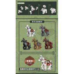 Decool 20600A Jisi 20600A non  NGỰA CHIẾN bộ đồ chơi xếp lắp ráp ghép mô hình Three Kingdoms Tam Quốc Diễn Nghĩa