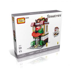 LOZ 1627 non  QUÁN LẨU MINI STREET VIEW bộ đồ chơi xếp lắp ráp ghép mô hình Mini Modular Đường Phố Thu Nhỏ 380 khối