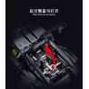 PANBO 7701 non  SIÊU XE MÔ HÌNH PORSCHE tỷ lệ 1:8 bộ đồ chơi xếp lắp ráp ghép mô hình PORSCHE CAYMAN TURBO 2868 khối