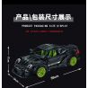PANBO 7701 non  SIÊU XE MÔ HÌNH PORSCHE tỷ lệ 1:8 bộ đồ chơi xếp lắp ráp ghép mô hình PORSCHE CAYMAN TURBO 2868 khối