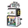 LOZ 1647 non  STUDIO MÁY ???NH NHỎ CHẾ ĐỘ XEM PHỐ bộ đồ chơi xếp lắp ráp ghép mô hình Mini Modular Đường Phố Thu Nhỏ 346 khối