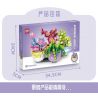 GAOMISI T1040B 1040B non  4 LOẠI MỌNG NƯỚC bộ đồ chơi xếp lắp ráp ghép mô hình FLOWER WORKSHOP SUCCULENT PLANT 412 khối