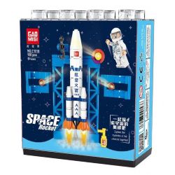 GAOMISI T1010 1010 non  TÊN LỬA VŨ TRỤ TÀU bộ đồ chơi xếp lắp ráp ghép mô hình Space SPACE ROCKET Thám Hiểm Không Gian 236 khối