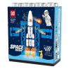 GAOMISI T1010 1010 non  TÊN LỬA VŨ TRỤ TÀU bộ đồ chơi xếp lắp ráp ghép mô hình Space SPACE ROCKET Thám Hiểm Không Gian 236 khối