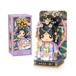 LOZ 1349 non  QUỐC GIA TRIỀU TRƯỜNG NGA bộ đồ chơi xếp lắp ráp ghép mô hình Brickheadz Nhân Vật Đầu To 399 khối