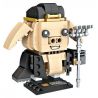 LOZ 1442 non  BÁT GIỚI bộ đồ chơi xếp lắp ráp ghép mô hình Brickheadz Nhân Vật Đầu To 194 khối