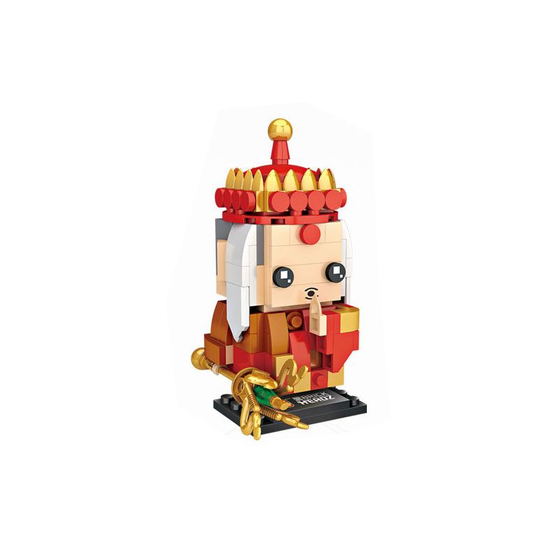 LOZ 1441 non  ĐƯỜNG TĂNG bộ đồ chơi xếp lắp ráp ghép mô hình Brickheadz Nhân Vật Đầu To 211 khối