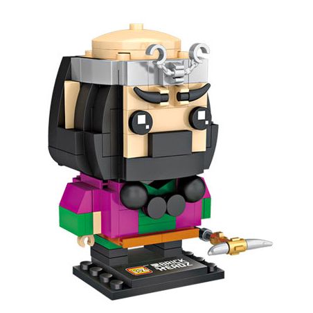 LOZ 1439 non  TRÔI bộ đồ chơi xếp lắp ráp ghép mô hình Brickheadz Nhân Vật Đầu To 162 khối