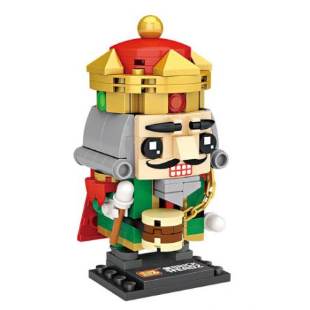 LOZ 1465 non  VUA QUẢ ÓC CHÓ bộ đồ chơi xếp lắp ráp ghép mô hình Brickheadz Nhân Vật Đầu To 193 khối