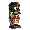 LOZ 1461 non  LÍNH ANH bộ đồ chơi xếp lắp ráp ghép mô hình Brickheadz Nhân Vật Đầu To 137 khối