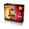 LOZ 1402 non  ÁO GIÁP THÉP bộ đồ chơi xếp lắp ráp ghép mô hình Brickheadz IRON MAN Nhân Vật Đầu To 144 khối