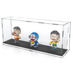 LOZ 9940 non  HỘP TRƯNG BÀY CHỐNG BỤI (MỞ RỘNG) bộ đồ chơi xếp lắp ráp ghép mô hình Storage DISPLAY CASE