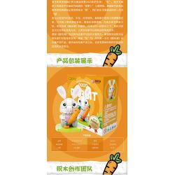 MR.KURIOSITY 881001 non  CHÚ THỎ MAY MẮN CHÚC MỪNG NĂM MỚI bộ đồ chơi xếp lắp ráp ghép mô hình Chinese Traditional Festivals RABBIT Lễ Hội Cổ Truyền 209 khối