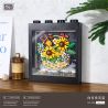 LOZ 1905 non  GIỎ HOA HƯỚNG DƯƠNG bộ đồ chơi xếp lắp ráp ghép mô hình Arts & Crafts 1905 khối