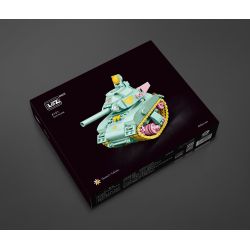 LOZ 1118 4101 non  BỂ NHỎ MÀU HỒNG bộ đồ chơi xếp lắp ráp ghép mô hình Creator Sáng Tạo 455 khối