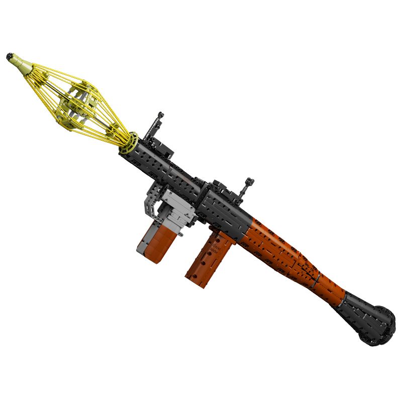MouldKing 14017 Mould King 14017 non  RPG - SÚNG PHÓNG LỰU bộ đồ chơi xếp lắp ráp ghép mô hình Gun ROCKET-PROPELLED GRENADE 1706 khối