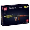 MouldKing 14017 Mould King 14017 non  RPG - SÚNG PHÓNG LỰU bộ đồ chơi xếp lắp ráp ghép mô hình Gun ROCKET-PROPELLED GRENADE 1706 khối