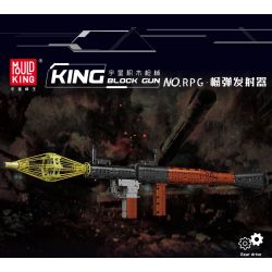 MouldKing 14017 Mould King 14017 non  RPG - SÚNG PHÓNG LỰU bộ đồ chơi xếp lắp ráp ghép mô hình Gun ROCKET-PROPELLED GRENADE 1706 khối