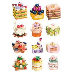 JAKI JK5630 5630 non  NHẬT KÝ THỰC PHẨM bộ đồ chơi xếp lắp ráp ghép mô hình SWEET TALE THE GOURMET JOURNAL