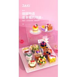 JAKI JK5630 5630 non  NHẬT KÝ THỰC PHẨM bộ đồ chơi xếp lắp ráp ghép mô hình SWEET TALE THE GOURMET JOURNAL