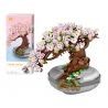 LOZ 1661 non  CHẬU CÂY HOA ANH ĐÀO bộ đồ chơi xếp lắp ráp ghép mô hình Flowers 426 khối