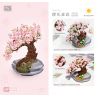 LOZ 1661 non  CHẬU CÂY HOA ANH ĐÀO bộ đồ chơi xếp lắp ráp ghép mô hình Flowers 426 khối