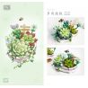 LOZ 1660 non  CHẬU CÂY MỌNG NƯỚC bộ đồ chơi xếp lắp ráp ghép mô hình Flowers Hoa 389 khối