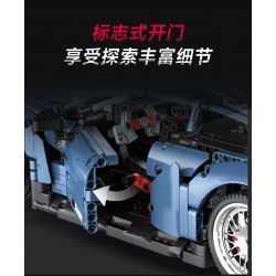 JAKI JK9058 9058 non  XE THỂ THAO M4 THUNDER EDITION tỷ lệ 1:10 bộ đồ chơi xếp lắp ráp ghép mô hình Racing RACING THUNDER Cuộc Đua 2280 khối