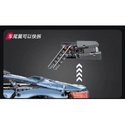 JAKI JK9058 9058 non  XE THỂ THAO M4 THUNDER EDITION tỷ lệ 1:10 bộ đồ chơi xếp lắp ráp ghép mô hình Racing RACING THUNDER Cuộc Đua 2280 khối