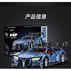 JAKI JK9058 9058 non  XE THỂ THAO M4 THUNDER EDITION tỷ lệ 1:10 bộ đồ chơi xếp lắp ráp ghép mô hình Racing RACING THUNDER Cuộc Đua 2280 khối