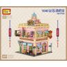 LOZ 1040 non  QUÁN BAR MINGUO ĐƯỜNG KIM CƯƠNG bộ đồ chơi xếp lắp ráp ghép mô hình Creator Expert Chuyên Gia Sáng Tạo 2951 khối
