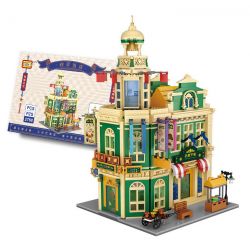 LOZ 1039 non  KHÁCH SẠN MINGUO HÒA BÌNH bộ đồ chơi xếp lắp ráp ghép mô hình Creator Expert Chuyên Gia Sáng Tạo 2768 khối