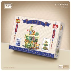 LOZ 1039 non  KHÁCH SẠN MINGUO HÒA BÌNH bộ đồ chơi xếp lắp ráp ghép mô hình Creator Expert Chuyên Gia Sáng Tạo 2768 khối