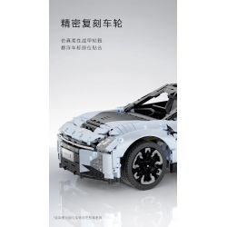 PANTASY 4600007562 non  MÔ HÌNH XE KHOA HỌC VIỄN TƯỞNG GAOHE HIPHI Z PIXEL tỷ lệ 1:8 bộ đồ chơi xếp lắp ráp ghép mô hình 2795 khối