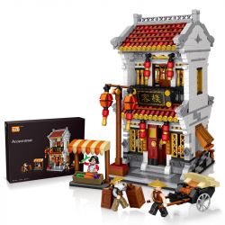 LOZ 1025 non  NHÀ TRỌ KHU PHỐ TÀU bộ đồ chơi xếp lắp ráp ghép mô hình Creator ANCIENT STREET Sáng Tạo 1025 khối
