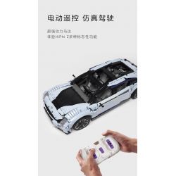 PANTASY 4600007562 non  MÔ HÌNH XE KHOA HỌC VIỄN TƯỞNG GAOHE HIPHI Z PIXEL tỷ lệ 1:8 bộ đồ chơi xếp lắp ráp ghép mô hình 2795 khối