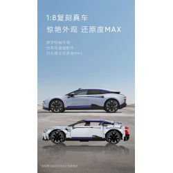 PANTASY 4600007562 non  MÔ HÌNH XE KHOA HỌC VIỄN TƯỞNG GAOHE HIPHI Z PIXEL tỷ lệ 1:8 bộ đồ chơi xếp lắp ráp ghép mô hình 2795 khối