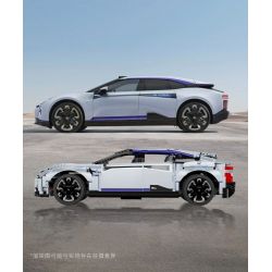 PANTASY 4600007562 non  MÔ HÌNH XE KHOA HỌC VIỄN TƯỞNG GAOHE HIPHI Z PIXEL tỷ lệ 1:8 bộ đồ chơi xếp lắp ráp ghép mô hình 2795 khối