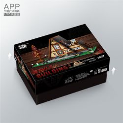 LOZ 1037 non  CABIN TAM GIÁC bộ đồ chơi xếp lắp ráp ghép mô hình Creator Expert Chuyên Gia Sáng Tạo 1917 khối